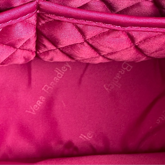 Vera Bradley Stamped Paisley Bag "On the Go" Pink Quilted Purse NWOT - Picture 7 of 11